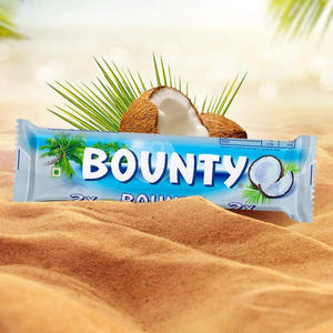 Barre chocolatée Bountyy Top 21g / Bountyy / chocolat en gaufrettes Bountyy / barres de biscuits au caramel Bountyy individuelles - Product Image 3