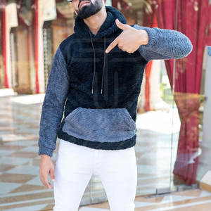 Best Selling New 2026 Model Premium <b>Sherpa</b> Fleece <b>Hoodies</b> For Men Breathable Customized Basics <b>Hoodies</b> Men For Sale - Product Image 6