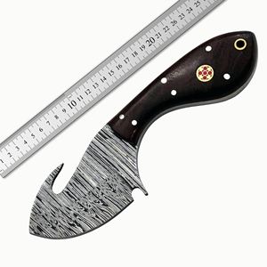Couteau à désosser en acier Damas OEM personnalisé avec manche en bois de rose pour la chasse et le camping en extérieur - Product Image 6