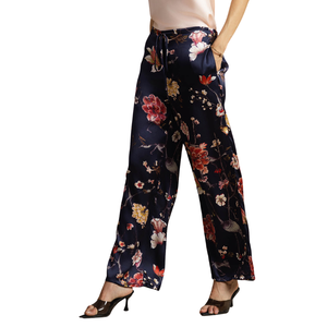 Pantalones Estampados Estilo Bohemio para Mujer con Corte Holgado y Cómodo - Product Image 1