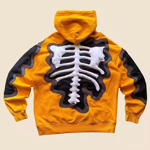 Sudadera con Capucha Casual para Hombre, de Alta Calidad, Algodón Grueso, Cierre Frontal con Cremallera, Impermeable, con Estampado Personalizado - Product Image 2