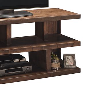 Bridgevine Home Sausalito Console per TV da 64 pollici non è richiesto alcun assemblaggio finitura whisky per TV fino a 70 pollici - Product Image 5