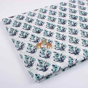 Última Colección de Tela de Algodón Ligera con Estampado Floral Indio Hecho a Mano para Verano para Niños y Niñas - Product Image 4