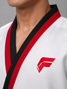 Uniforme de taekwondo premium confeccionado con tela resistente que ofrece comodidad, flexibilidad y un rendimiento confiable en cada día de entrenamiento. - Product Image 5