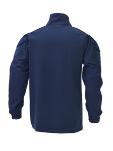 Camisa Táctica Azul de Manga Larga para Hombre, Deportiva, Industrial, para Entrenamiento al Aire Libre, Duradera, Transpirable, Ajustada, Material Spandex, Bangladesh - Product Image 3