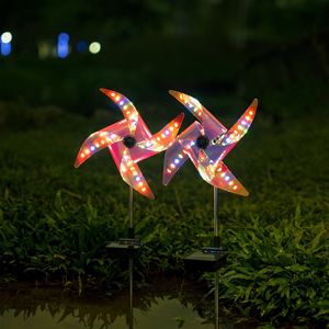 Set di 2 Luci Solari a Forma di Mulino a Vento per Giardino - Product Image 3
