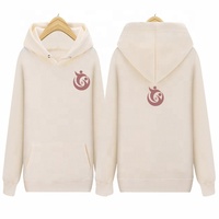 Sudadera con Capucha Bordada para Hombre, Invierno 2021, 100% Algodón, Corte Regular, Mangas Largas, Ecológica y Transpirable