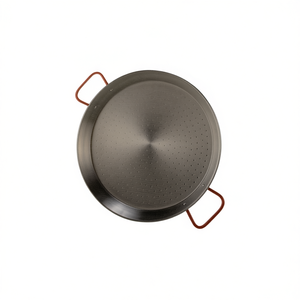 Poêle à paella valencienne en argent de 70 cm, pot en métal durable pour la cuisson - Product Image 2