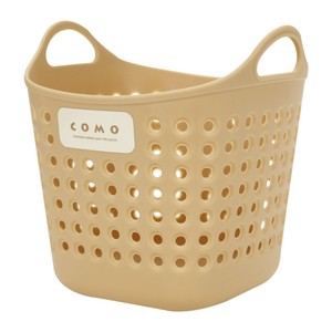 Inomata Como Mini cesto portaoggetti quadrato in caramello-elegante Mini cestino per organizzazione - Product Image 1