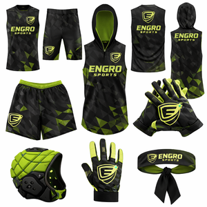 Uniformes de Fútbol 7V7 para Jóvenes, Calcetines, Uniformes de Compresión para Jóvenes y Hombres, Conjunto de Camiseta Personalizada para Partidos 7v7, Fútbol 7o7 - Product Image 1