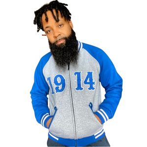 เสื้อแจ็คเก็ตฟลีซ Phi Beta Sigma สำหรับผู้ชาย ทรงพอดีตัว ผ้าคุณภาพพรีเมียม เสื้อผ้าสำหรับสมาคมพี่น้องชาวกรีก เสื้อคลุมลำลอง - Product Image 1