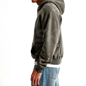 Sudaderas con Capucha Bordadas de Manga Larga, Sudaderas con Capucha Bordadas de Talla Personalizada, Sudaderas con Capucha Bordadas Hechas de Algodón - Product Image 5