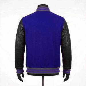 New Best Design Leather <b>Jacket</b> Chenille Embroidery Wool Letterman Bomber School College University <b>Light</b> Weight Varsity <b>Jacket</b> - Product Image 2