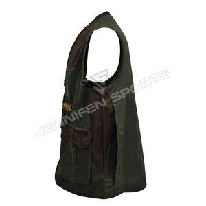 Gilet de tir sur mesure pour homme, nouveau design personnalisé, tissu en toile 100% coton, articles de chasse, gilets de tir. - Product Image 6