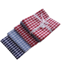 Serviette de table carrée en coton et lin uni, serviettes tissées imprimées et torchons pour mariage, cuisine, usage domestique