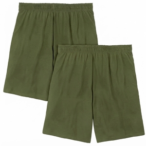 Pantalones Cortos Deportivos Casuales para Hombre, de Secado Rápido, para Gimnasio y Entrenamiento, Diseño Sólido, Cintura Media con Cordón Ajustable, Talla 6XL, Tejido Terry - Product Image 6