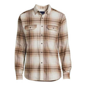 Men's Plaid Long Sleeve Casual <b>Shirt</b> Full Button Down <b>Collar</b> Breathable 100% Cotton Woven Fabric Autumn Style - Product Image 4