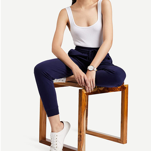 Top Seller Women's Cotton Polyester Made Women's Pants & Trousers Top Quality High Waist Sweatpants Ladies In Low MOQ - Product Image 3