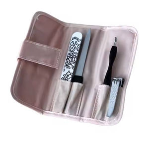 Kit de Manucure Pédicure Professionnel Personnalisé avec Logo – Outils en Acier Inoxydable pour Hommes et Femmes, Sac à Ressort Unique - Product Image 2