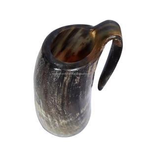Mug en corne élégant, fait main, sculpté, de haute qualité, en corne de buffle, style authentique, mug à vin viking naturel, très vendu - Product Image 6