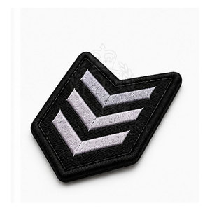 Écussons tissés au design moderne, étiquettes textiles personnalisées avec logo, accessoires de mode pour vêtements, écussons tissés - Product Image 6