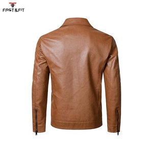 Chaqueta de Motociclista de Cuero Vacuno y Piel de Oveja, Diseño Personalizado, Alta Calidad, Corte Ajustado, Estilo Universitario, Parte Delantera Impermeable y Transpirable - Product Image 5
