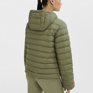 Chaqueta de Plumón de Invierno Personalizada para Mujer, Talla Grande, Transpirable, con Cierre Completo, Reversible, Ecológica, con Capucha y Cuello - Product Image 5