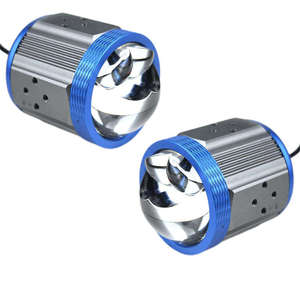 Phare de <span class=keywords><strong>moto</strong></span> étanche à LED bicolore, faisceau haut/bas, lampe stroboscopique avec faisceau de câblage, vente en gros d'usine - Product Image 1