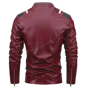 Chaqueta de invierno de cuero para hombre, a prueba de viento, de nueva moda, fabricada directamente en fábrica, al por mayor, con estampado de logotipo, para unisex. - Product Image 3
