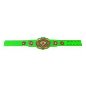 Ceinture de champion de pickleball personnalisable, ceinture de sport de haute qualité, ceinture de titre personnalisée verte, édition collector - Product Image 1