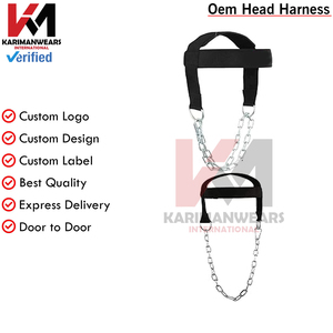 Weight <b>Training</b> <b>Head</b> Harness Men Women Gym Neck Workout Strength Trainer Support Band OEM Supplier - Product Image 3