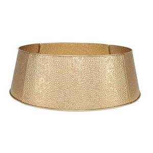 Most Selling Premium Gold Hammered Christmas <b>Tree</b> Collar In Metal For Home Livingroom Festival Decorative Use <b>Tree</b> Collar <b>Stand</b> - Product Image 5