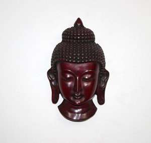 Estatua de Cabeza de Buda de Resina Hecha a Mano, Decoración para el Hogar, Arte Espiritual, Escultura, Busto de Buda de 3.5*2*5.5 Pulgadas - Product Image 2