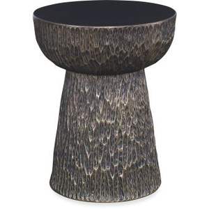 Juego de mesas auxiliares modernas de metal con diseño compacto y de fácil almacenamiento para espacios de vida elegantes - Product Image 2