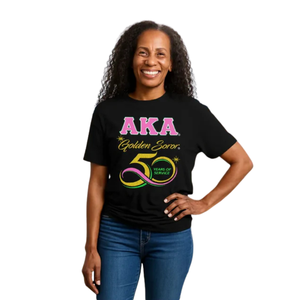 Camiseta estampada Golden Soror para mujer, camiseta gráfica de algodón de primera calidad, ropa informal de manga corta, ropa de moda para uso diario - Product Image 2