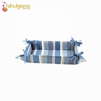 Vente en gros de corbeille à pain en toile ronde réutilisable écologique panier de rangement alimentaire jetable en coton recyclé pour la cuisine