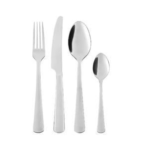 High Quality Stainless Steel Wedding <b>Gift</b> Western Fork Spoon Knife <b>Set</b> <b>Cheap</b> Cutlery <b>Set</b> 3Pc Customized mirrored, steel - Product Image 2