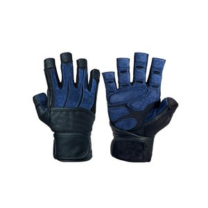 Guantes de levantamiento de pesas de color sólido a precio mayorista, recién llegados, cómodos guantes con soporte para muñeca para entrenamiento físico en el gimnasio - Product Image 4