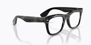 แว่นตาทรงเขาควายธรรมชาติสำหรับผู้ชายและผู้หญิงคอลเลคชั่นแบบวินเทจ100% กรอบแว่น - Product Image 6