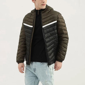2025 Breathable Best Design Good Quality Customized Color Canvas Thin Stand Collar Puffer <b>Jackets</b> Factory Made Hot Sale - Product Image 4