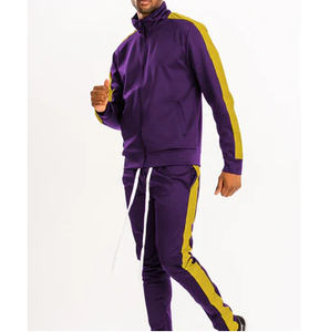 New Arrivals <b>Men</b> <b>Sweat</b> <b>Suits</b> Side Striped Two Pieces Set Fleece Heavyweight French Terry <b>Sweat</b> <b>Suit</b> <b>Mens</b> Tracksuits Breathable - Product Image 1
