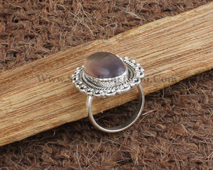 Anillo de Plata de Ley con Fluorita Natural al por Mayor, Anillo de Piedras Preciosas de Estilo Clásico Vintage, Joyería para Mujer, Regalo de Boda y Aniversario - Product Image 5