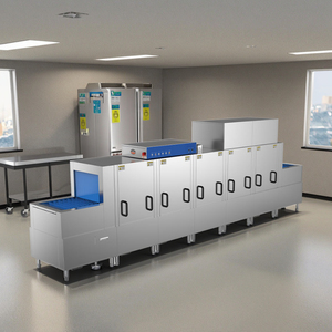 <span class=keywords><strong>Lave</strong></span>-<span class=keywords><strong>vaisselle</strong></span> automatique autonome en acier inoxydable 304 pour restaurant, type convoyeur - Product Image 5