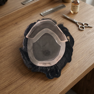 Parches de Prótesis Capilares de Cabello Remy Indio con Encaje Frontal de Los Ángeles, Diseño de Ondas Profundas Sueltas y Partidas, Marca Taz - Product Image 6