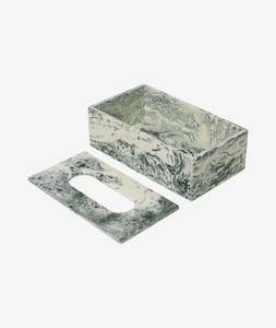 Porte-serviettes en résine de luxe avec cadre métallique, organiseur de serviettes décoratif pour table, moderne, pour cuisine, salle à manger, restaurant, usage domestique - Product Image 3