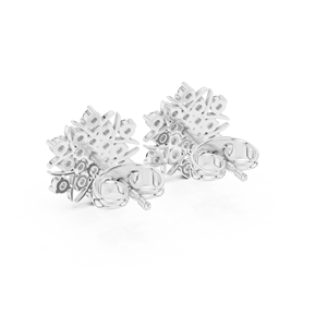 Hot Sale Luxury Moissanite Gemstones Brilliant Cut Moissanite VVS Earrings Ring 925 Sterling <b>Silver</b> Gift for Woman - Product Image 5