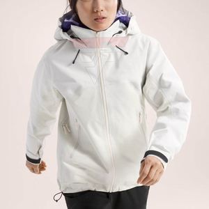 Chaqueta de esquí para mujer, gruesa, cortavientos, con capucha, para exteriores, con puños ajustables y cierre de cremallera, para escalada, camping, cálida - Product Image 1