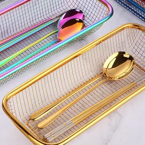 Basket Practical Cutlery Storage Rack for <b>Cabinet</b> <b>Kitchen</b> Chopstick Holder Organizer Basket for Spoons Forks Knives Utensil - Product Image 5