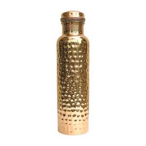 Pure Handmade Hammered Pure Copper Water <b>Bottle</b> 950ML 32 Oz Ayurvedic Wellness Yoga Leakproof Lid Anti-corrosion Coating Gift - Product Image 5