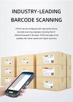 Dispositivo PDA Industrial con Sistema Android 4G, Lector RFID, Escáner de Códigos de Barras 2D Rápido, para Uso en Almacenes